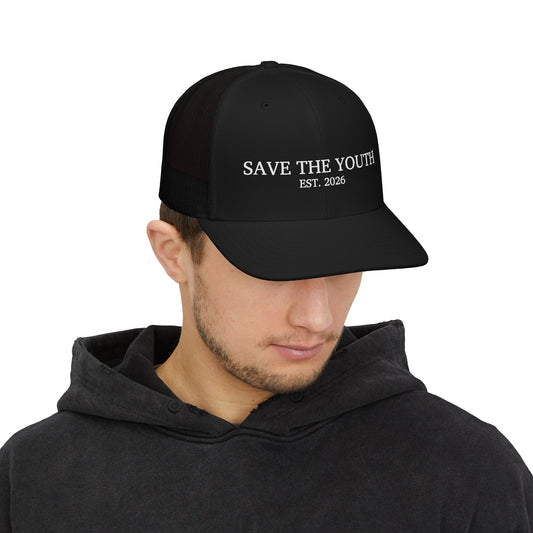 Save The Youth Snapback Trucker Cap